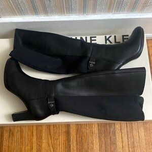 Anne Klein Women's Black Knee-High Boots